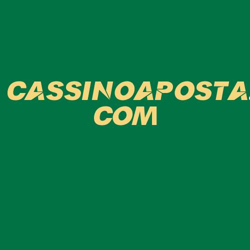 Logo da CASSINOAPOSTA